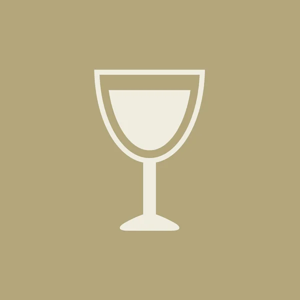 Beber icono plano — Vector de stock