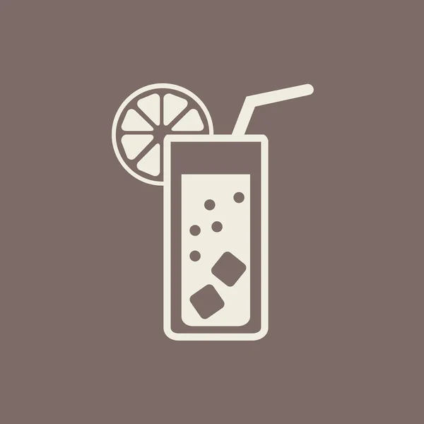 Bebida ícone plana —  Vetores de Stock