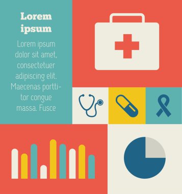 Medical Infographic Elements. clipart