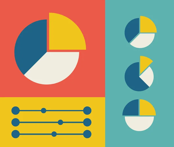 Elementos infográficos. — Vetor de Stock