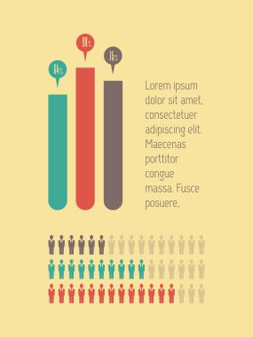 Gıda Infographic elemanları.
