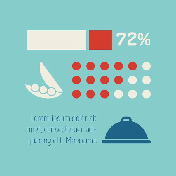 Elementos infográficos. — Vector de stock