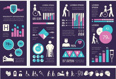 Disability Infographic Template.