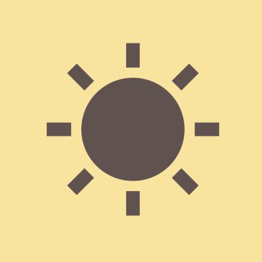 Seyahat Düz Simgesi