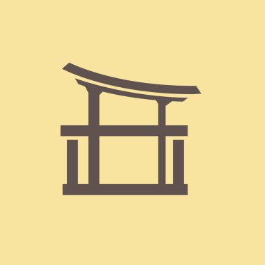 Seyahat Düz Simgesi