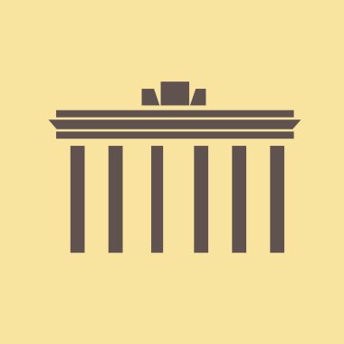 Seyahat Düz Simgesi