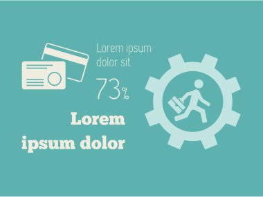 iş Infographic elemanları.