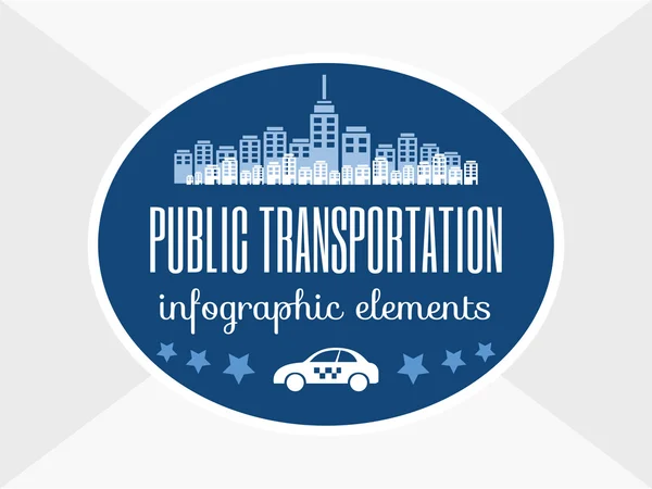 Elementos Infográficos de Transporte . — Archivo Imágenes Vectoriales