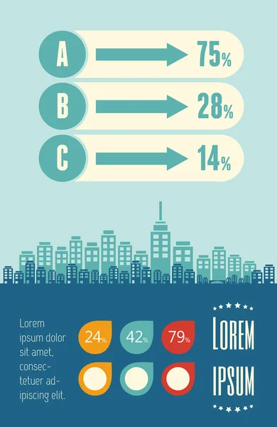 Transport infographic element. — Stock vektor