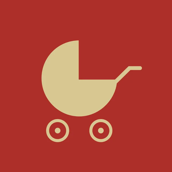 Maternidad Apartamento Icon — Vector de stock