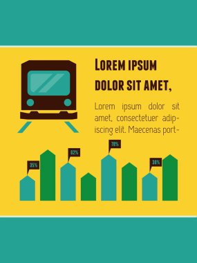 ulaşım Infographic öğesi