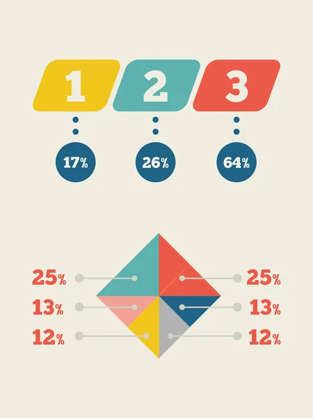 Elemento infográfico — Vetor de Stock