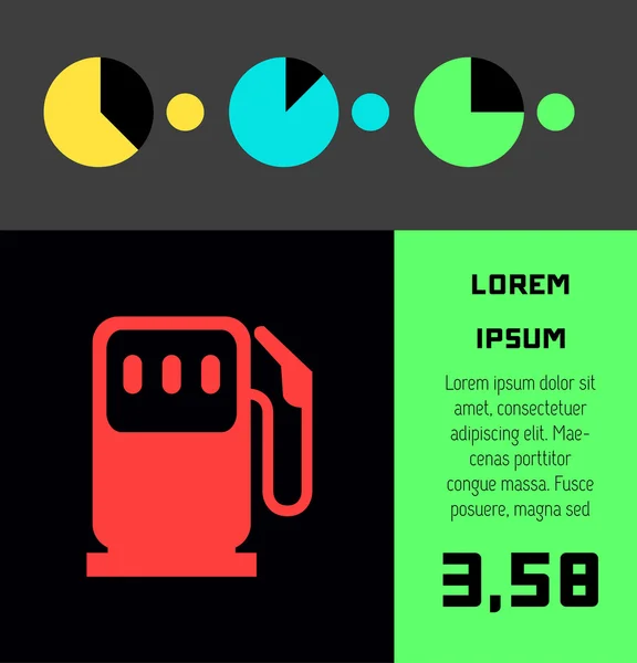 Transportation Infographic Element — Stock Vector