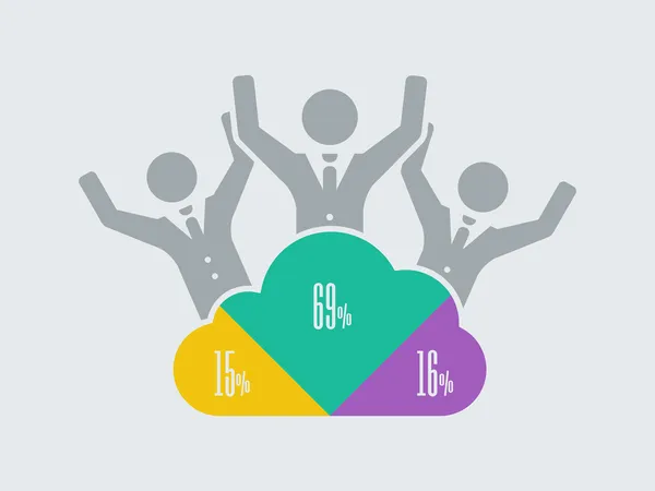 Technologie infografisches Element — Stockvektor