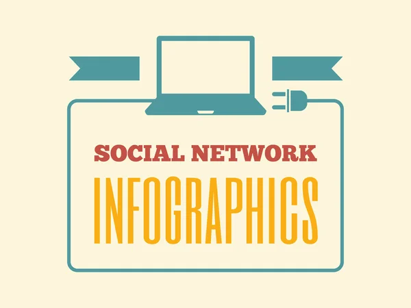 Elemento Infográfico de Tecnologia — Vetor de Stock