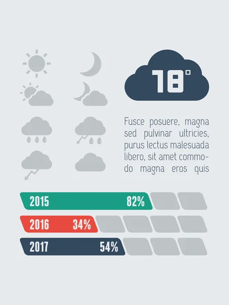 Elemento Infográfico de Viagem — Vetor de Stock