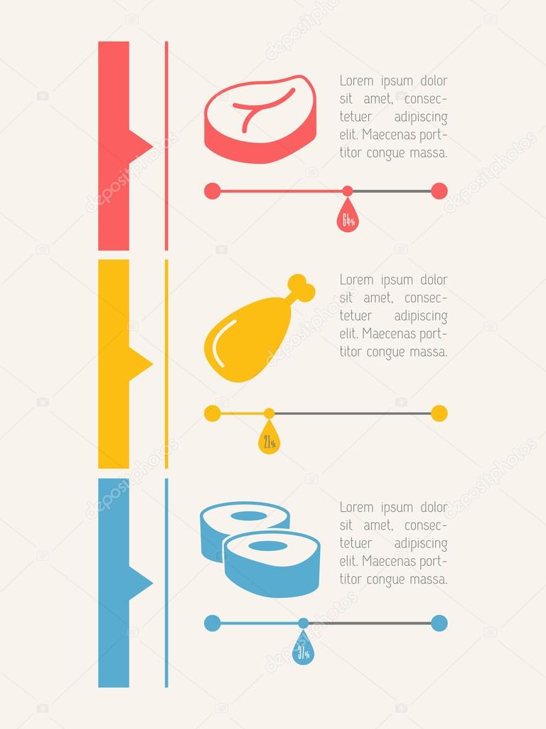 Food Infographic Element