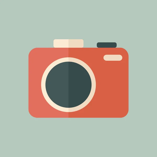 Platte fotopictogram — Stockvector