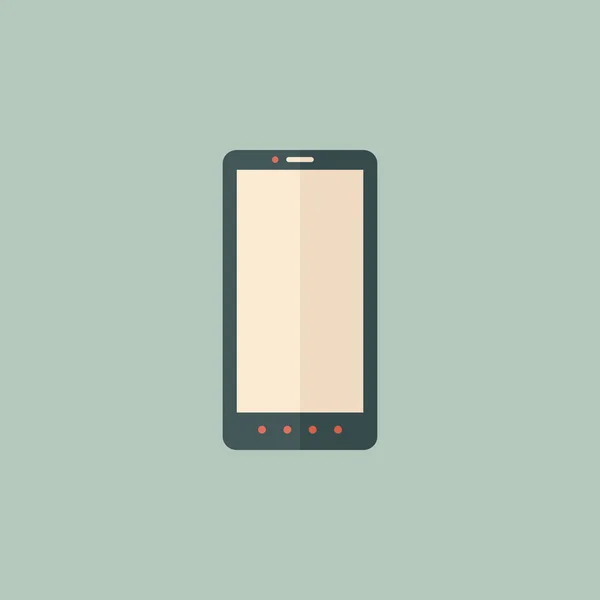 Smartphone Flat Icon — Stock Vector