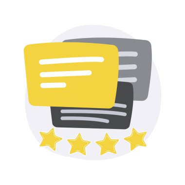 İfadeler soyut konsept vektör çizimi.