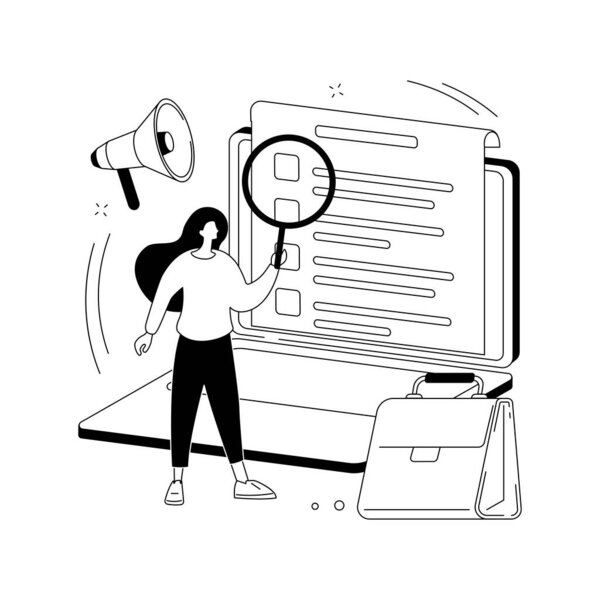 Абстрактная векторная иллюстрация бизнес-правил.