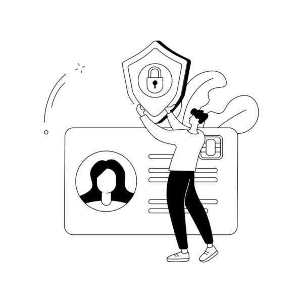 Абстрактная концептуальная векторная иллюстрация.