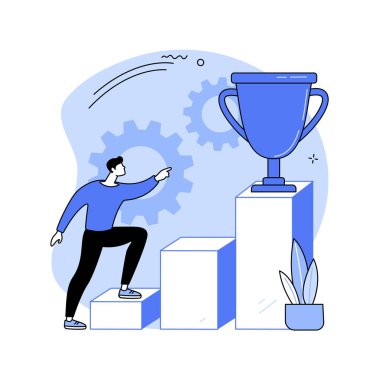 Hırs soyut konsept vektör çizimi.