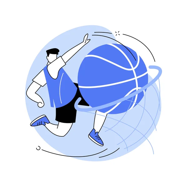 Basketball abstract concept vector illustration. — Stock Vector