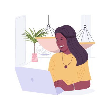 Working retreat isolated cartoon vector illustrations.