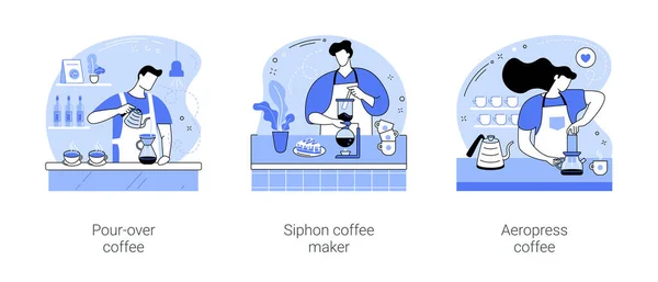 Ειδικότητα καφέ απομονωμένη εικονογράφηση φορέα κινουμένων σχεδίων se — Διανυσματικό Αρχείο