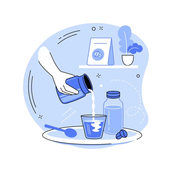 Cold Brew Isolated Cartoon Vector Illustrations Barista Making Cold Brew — Stockvektor