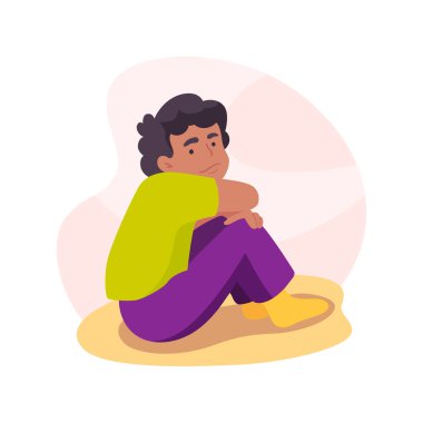 Jealousy isolated cartoon vector illustration. Children having feeling of jealousy, kids socio-emotional development, people lifestyle, distrust problem, suspicious state vector cartoon.