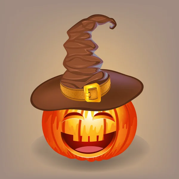 iyi cadı şapkası için halloween kabak