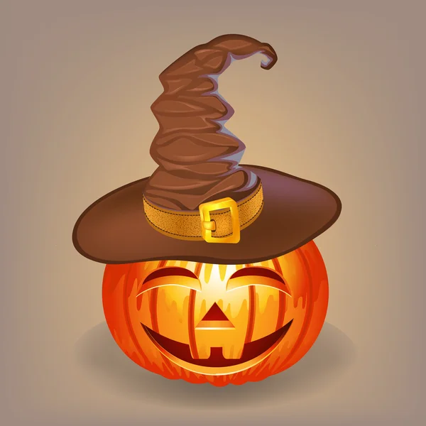 iyi cadı şapkası için halloween kabak