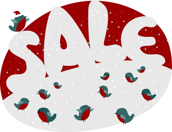 Christmas sale — Stock Vector