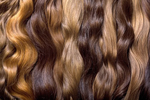 Natürliche menschliche Haare — Stockfoto