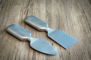 stalen mes voor Italiaanse parmigiano