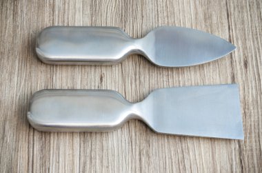 stalen mes voor Italiaanse parmigiano