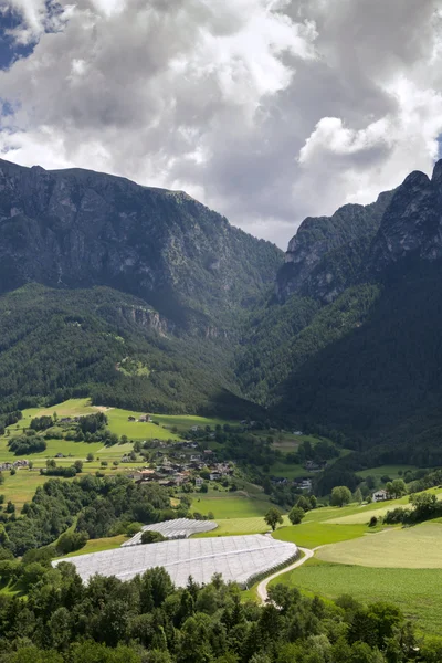 Pohled sciliar (Jižní Tyrolsko, bolzano) — Stock fotografie