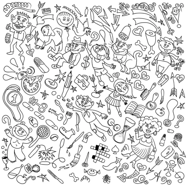 Scribbles Stock Illustration