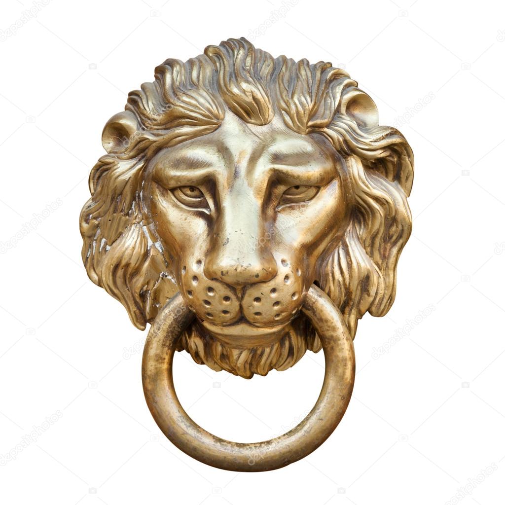 lion head, Door knocker