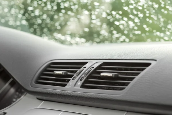 Ar condicionado e sistema de ventilação do carro — Fotografia de Stock