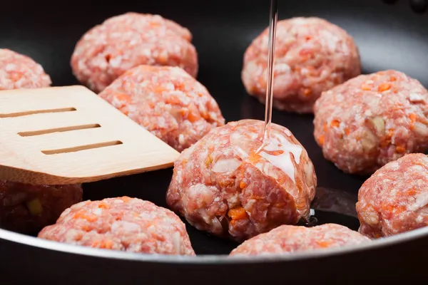 Frikadelle aus Hackfleisch — Stockfoto