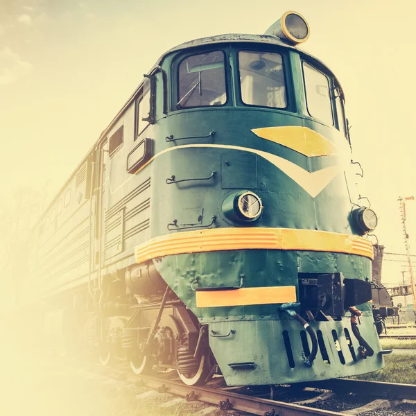 Locomotivă diesel — Fotografie, imagine de stoc