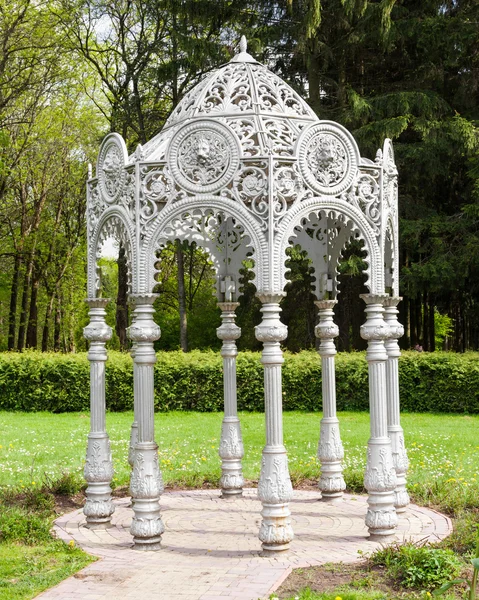 Gazebo in garden, oriental style — Stock Image Gazebo in garden, oriental style Stock Image