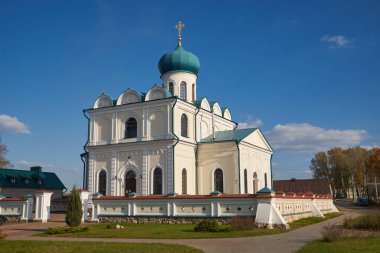 Belarus 'un Minsk bölgesindeki Stankovo köyündeki eski Aziz Nicholas Ortodoks Kilisesi.