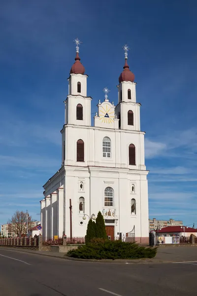 Starý Starověký Katolický Kostel Nanebevzetí Panny Marie Dyatlově Region Grodno — Stock fotografie