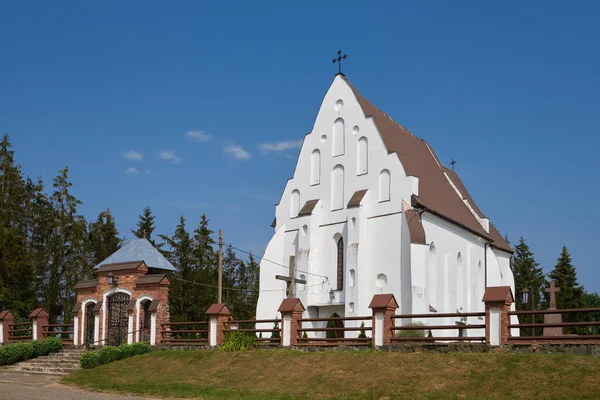 Altkatholische Dreifaltigkeitskirche Dorf Ischkold Bezirk Baranowitschi Gebiet Brest Weißrussland Die — Stockfoto