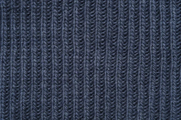 Blue Knitted Texture Scarf Warm Sweater — Stock Photo, Image