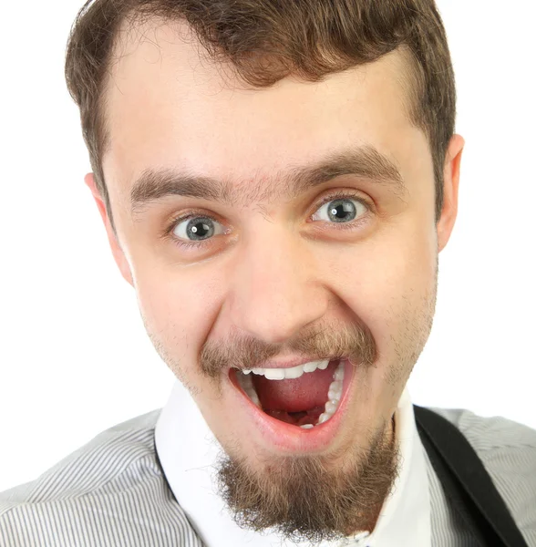 Retrato de jovem empresário sorridente — Fotografia de Stock